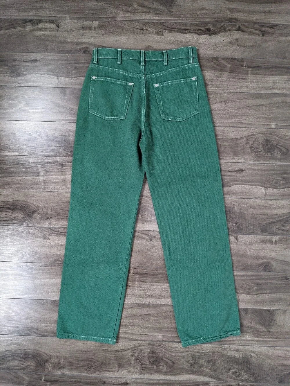Reformation Women's Jeans Cowboy High Rise Straight Jeans Green Size 28 - Picture 2 of 12